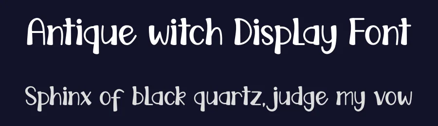 Antique witch Display Font by planetz studio — Display Font — thumbnail 2