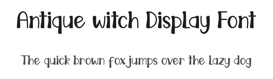 Antique witch Display Font by planetz studio — Display Font