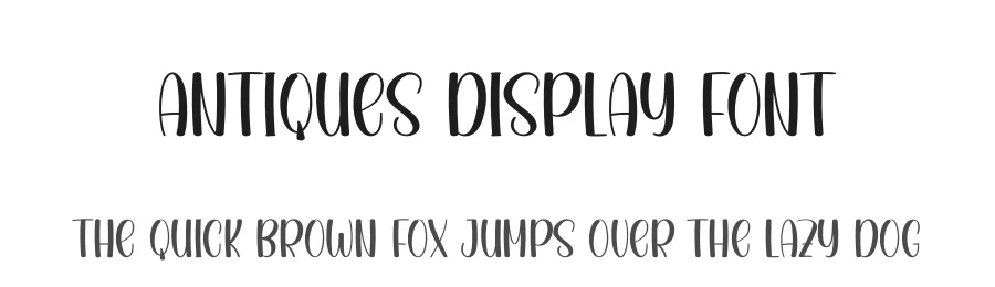 Antiques Display Font by andikastudio — Display Font