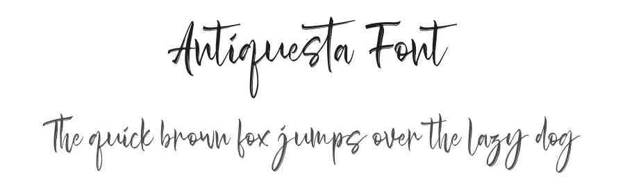 Antiquesta Font by Almarkha Type — Script Handwritten Font