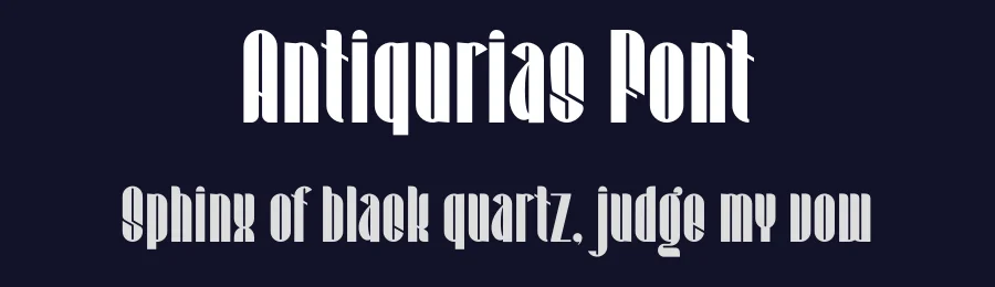 Antiqurias Font by Maiko Hatta — Sans Serif Font — thumbnail 2