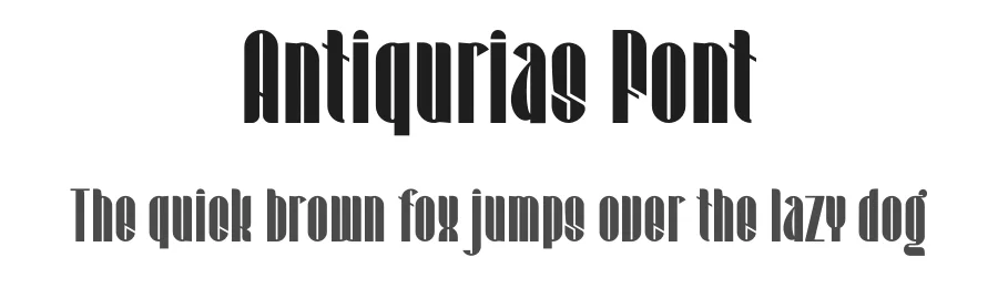 Antiqurias Font by Maiko Hatta — Sans Serif Font
