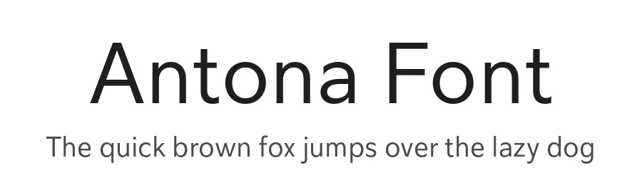 Antona Font by exljbris — Sans Serif Font