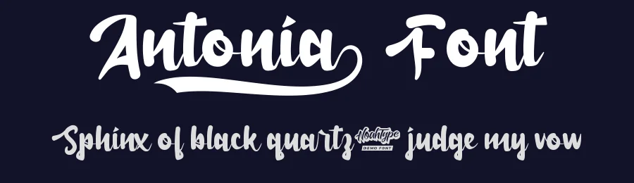 Antonia Font by noahtype — Script Handwritten Font — thumbnail 2