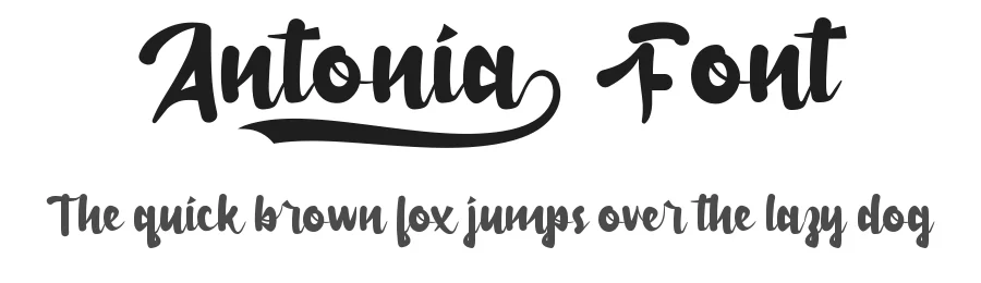 Antonia Font by noahtype — Script Handwritten Font