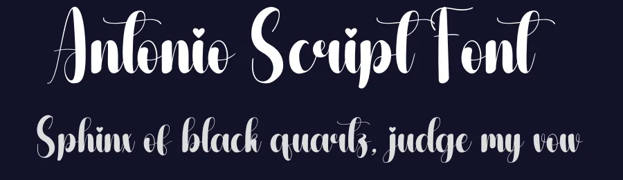 Antonio Script Font by andikastudio — Script Handwritten Font — thumbnail 2
