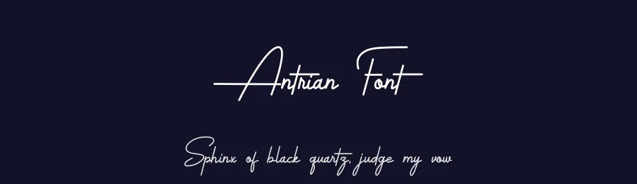 Antrian Font by andika fez — Script Handwritten Font — thumbnail 2