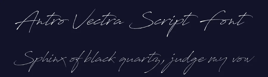 Antro Vectra Script Font by Youssef Habchi — Script Handwritten Font — thumbnail 2