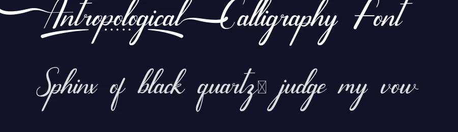 Antropological Calligraphy Font by noahtype — Script Handwritten Font — thumbnail 2