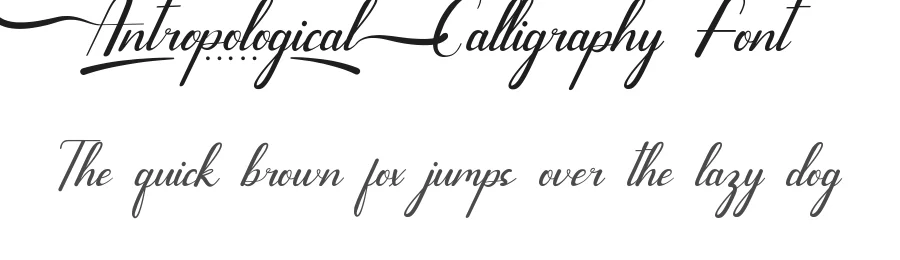 Antropological Calligraphy Font by noahtype — Script Handwritten Font