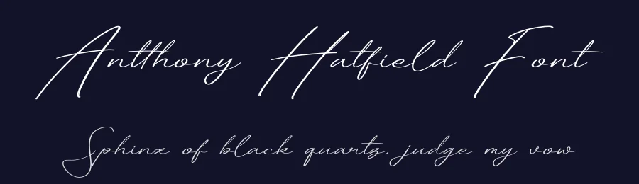 Antthony Hatfield Font by glorytype — Script Handwritten Font — thumbnail 2