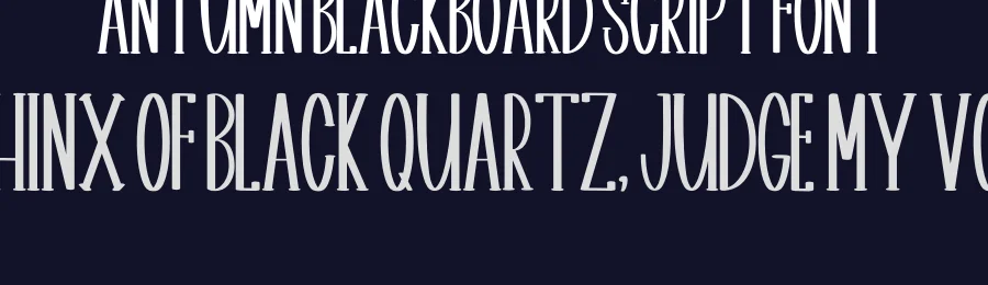 Antumn Blackboard Script Font by inermediaSTUDIO — Display Font — thumbnail 2