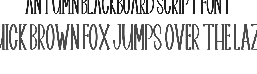 Antumn Blackboard Script Font by inermediaSTUDIO — Display Font