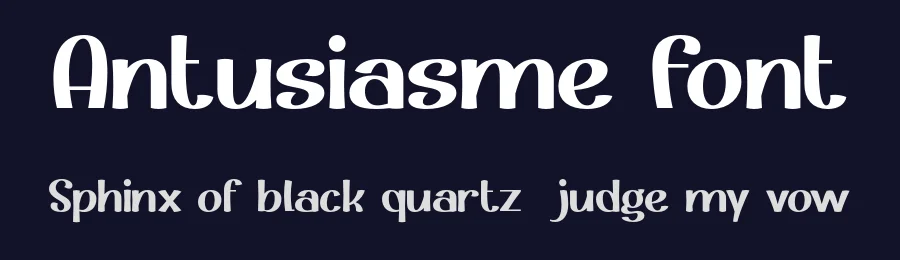 Antusiasme Font by Pikgura Type — Decorative Font — thumbnail 2