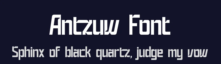 Antzuw Font by Denustudios — Decorative Font — thumbnail 2