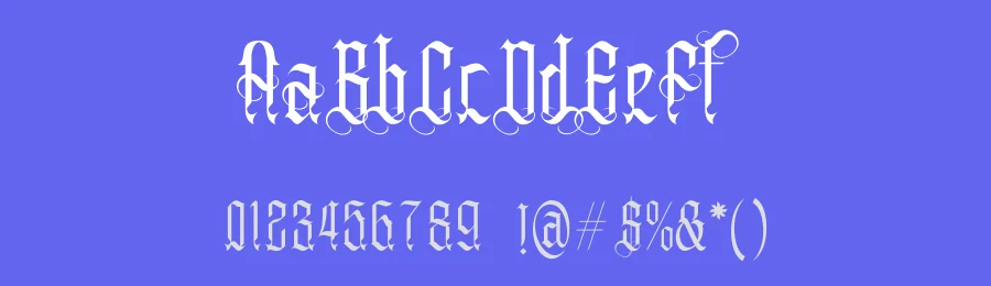 Anuaki Eclipse Font by Dhabee — Blackletter Font — thumbnail 3