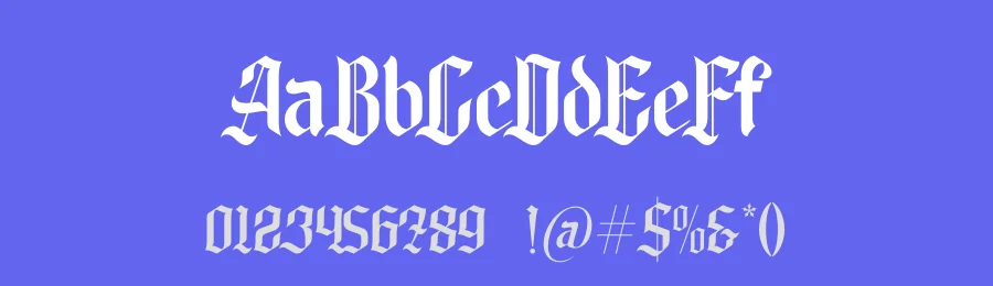 Anubal Jacquelin Font by timelesstype.co — Blackletter Font — thumbnail 3