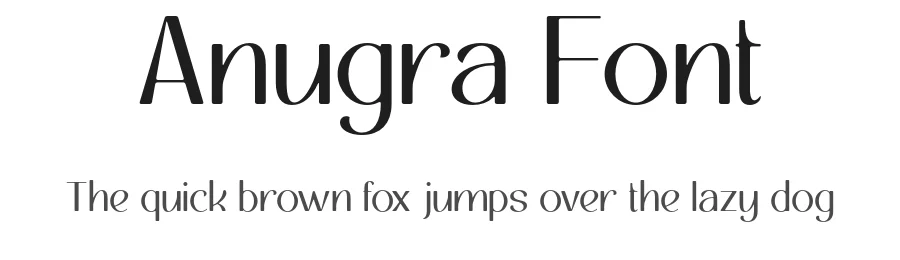 Anugra Font by Pikgura — Sans Serif Font