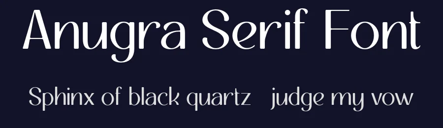 Anugra Serif Font by Pikgura Type — Serif Font — thumbnail 2