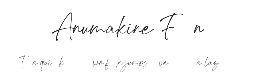 Anumakine Font by didiksaputra — Script Handwritten Font
