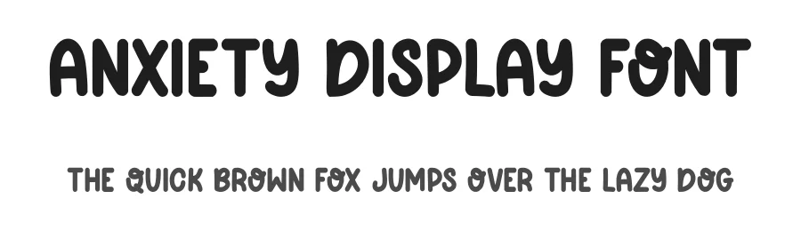 Anxiety Display Font by Craftedtype — Decorative Font