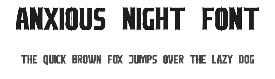 Anxious Night Font by noahtype — Blackletter Font