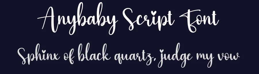 Anybaby Script Font by creativeletter — Script Handwritten Font — thumbnail 2