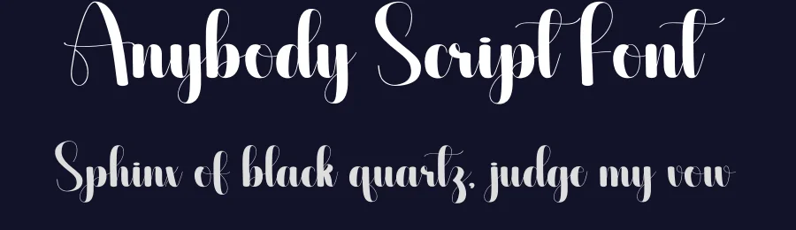 Anybody Script Font by creativeletter — Script Handwritten Font — thumbnail 2