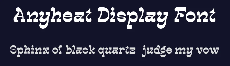 Anyheat Display Font by Say Studio — Display Font — thumbnail 2