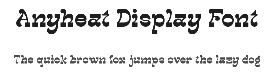 Anyheat Display Font by Say Studio — Display Font