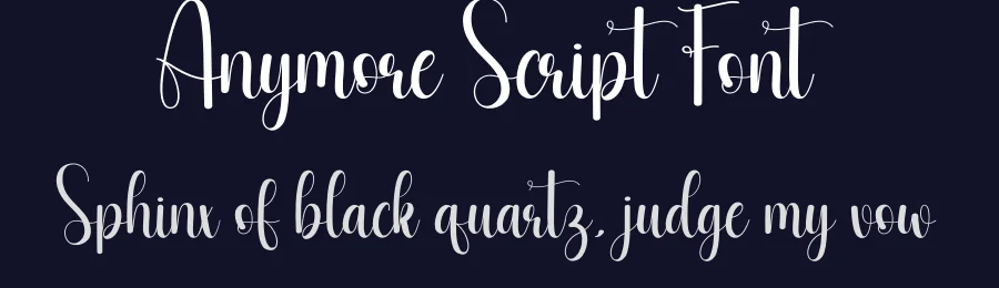 Anymore Script Font by creativeletter — Script Handwritten Font — thumbnail 2