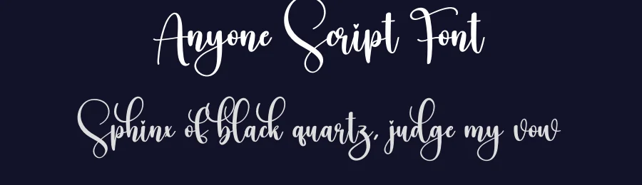 Anyone Script Font by creativeletter — Script Handwritten Font — thumbnail 2