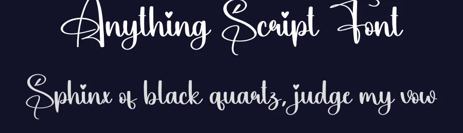 Anything Script Font by creativeletter — Script Handwritten Font — thumbnail 2
