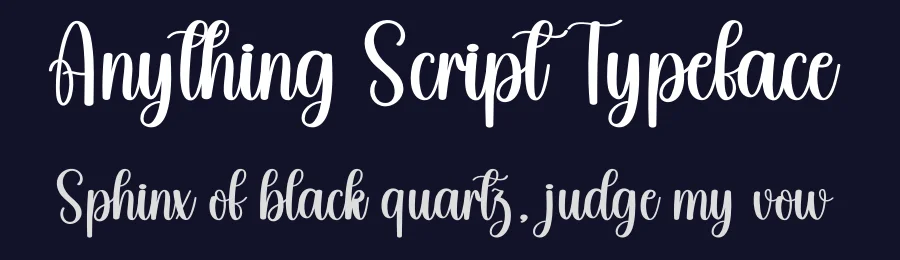 Anything Script Typeface by andikastudio — Script Handwritten Font — thumbnail 2