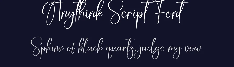 Anythink Script Font by creativeletter — Script Handwritten Font — thumbnail 2