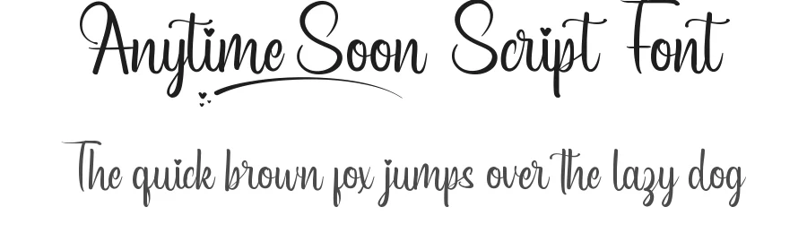 Anytime Soon Script Font by noahtype — Script Handwritten Font