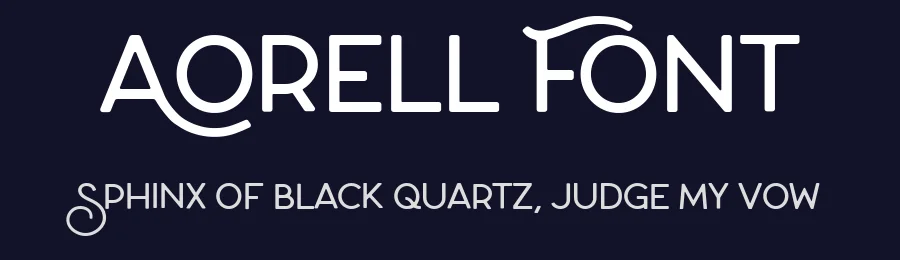 Aorell Font by metafontsy — Sans Serif Font — thumbnail 2