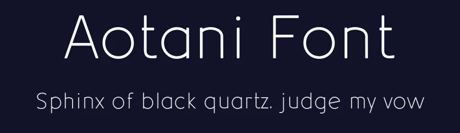 Aotani Font by Rezastudio — Sans Serif Font — thumbnail 2
