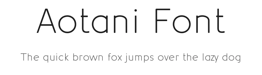Aotani Font by Rezastudio — Sans Serif Font