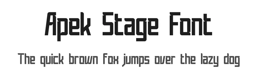 Apek Stage Font by Denustudios — Serif Font