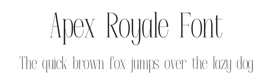Apex Royale Font by Gracetype Studio — Serif Font
