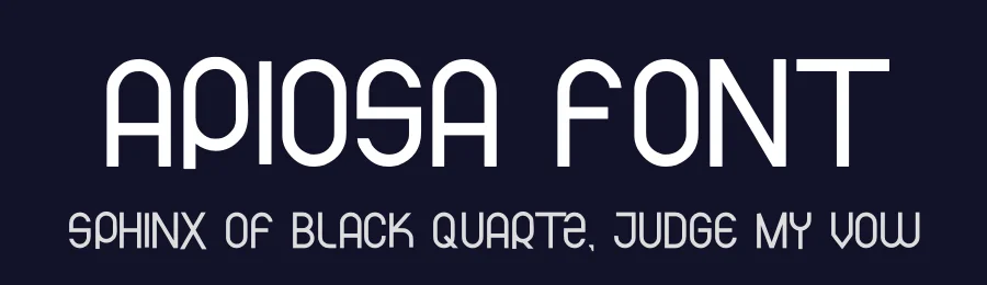 Apiosa Font by hayoyuka8 — Display Font — thumbnail 2