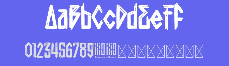 Apocalypse 13 Font by ikiiko type — Script Handwritten Font — thumbnail 3