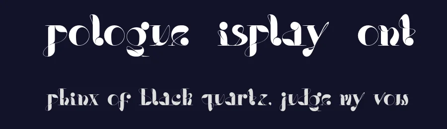 Apologue Display Font by Phillip Block — Display Font — thumbnail 2