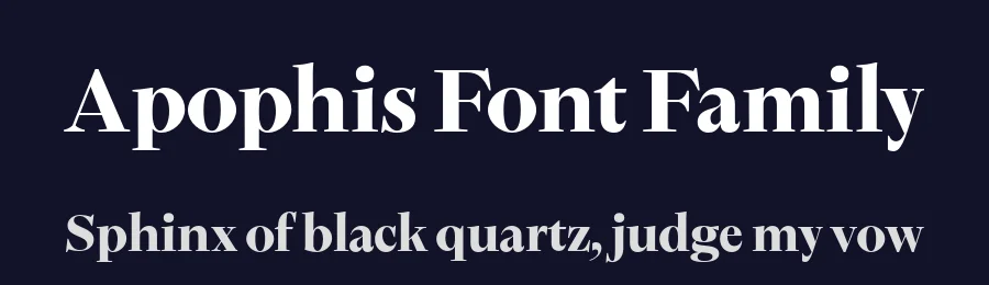 Apophis Font Family by Bolditalic Studio — Serif Font — thumbnail 2