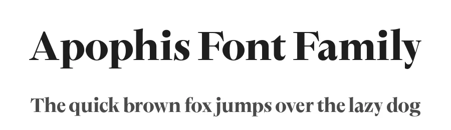 Apophis Font Family by Bolditalic Studio — Serif Font