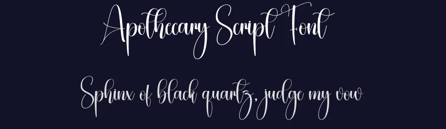 Apothecary Script Font by creativeletter — Script Handwritten Font — thumbnail 2