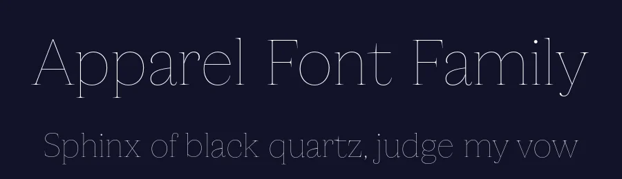 Apparel Font Family by Latinotype — Serif Font — thumbnail 2