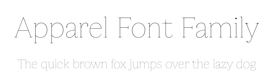 Apparel Font Family by Latinotype — Serif Font