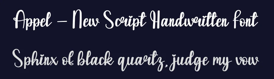 Appel – New Script Handwritten Font by andikastudio — Script Handwritten Font — thumbnail 2